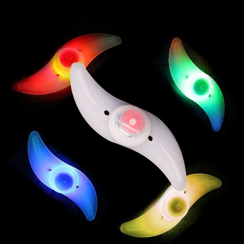 Lampe LED de rayons pour vélo – Effet “feuilles de saule”